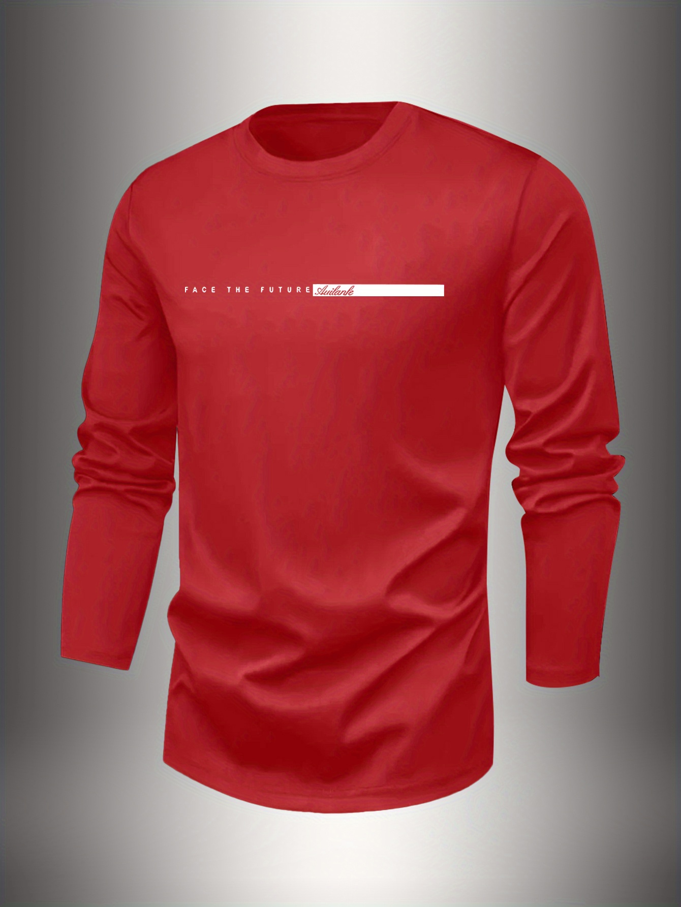 Undershirt Crew Neck - 100% KATUN Kaos Pria Lengan Panjang